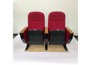 China Audit Customizable Church Auditorium Chairs With Wooden Writing Pad wholesale