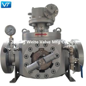 China A105 Body Piggable Ball Valve 4'' 600LB ANSI B16.34 Pig Valves wholesale