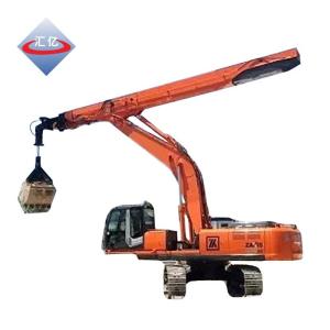 China 26 Ton Telescopic Arm Excavator Barrel Boom 0.6m3 With Clamshell wholesale