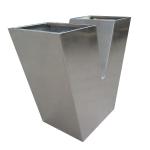 Customized Design Letter Shape Flower Pot Outdoor Stainless Steel Planter Pot