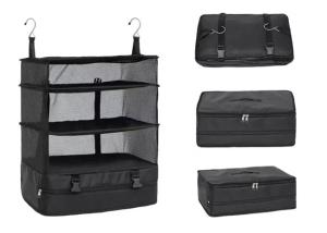 China Ventilate Moistureproof Clothes Hanging Organizer , Foldable Clothes Hanging Bag wholesale