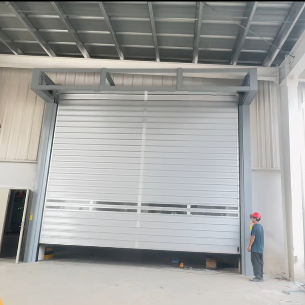 Spiral High Speed Door for Food Processing Plants