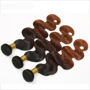 China 1b/4/30 Grade 7A Ombre Hair Weave 10-30 Thick And Full Hair Ends wholesale