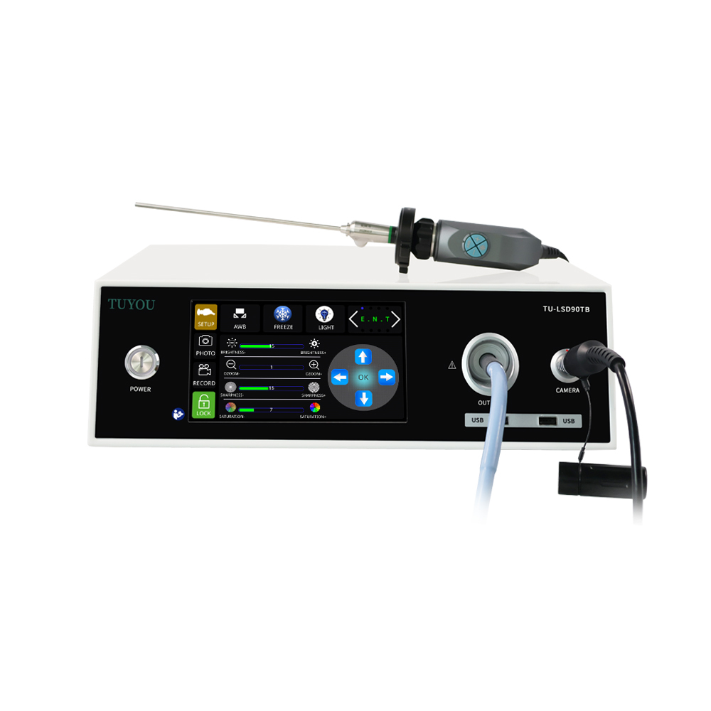 Manufacturer touchscreen Full HD Integrated Endoscopy Camera With 7 Inch Display And 100W LED Light Source