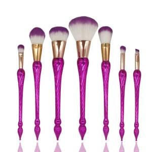 China Promotion Private Label Best Quality 7Pcs Synthetic Hair Makeup Brushes Free Sample wholesale