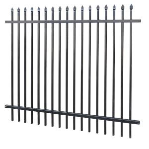 China Galvanized Steel Tubular Fence Stain Yellow Powder Interpon 80 Microns Thick 1820mm X 3000mm Width wholesale
