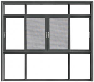 China Wood Gain Aluminium Sliding Window Profile Anodised aluminium glass frame profile on sale