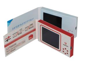 China 2.4 inch mini digital video brochure cards for new product lanuch wholesale