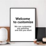 Original Hand-Painted Landscape Oil Painting Canvas Materials for Home