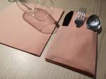 Color Pink Large Size Western Restaurant Napkins 40cmx40cm Party Napkins