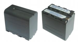 China NP F970 NP-F960 Digital Video 6600mAh Rechargeable Li Ion Battery Pack wholesale
