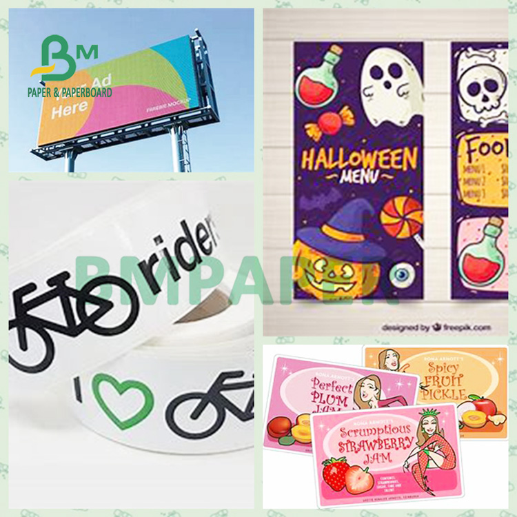 Glossy White PET Synthetic Paper Sheets With High Quality For Printing