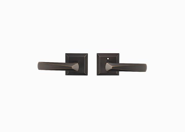 Passage American Door Handles Reversible Non Locking Lever Set For Hallway /