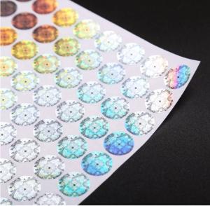 China Customized Size Anti Fake Sticker Self Adhesive Hologram Label wholesale