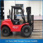 2.5 Tons 2WD Rough Terrain Lift Truck FD25-S 2500KG