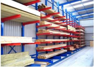 China Wooden Sheet Robot Welding Adjustable Cantilever Rack 5000kgs/level wholesale