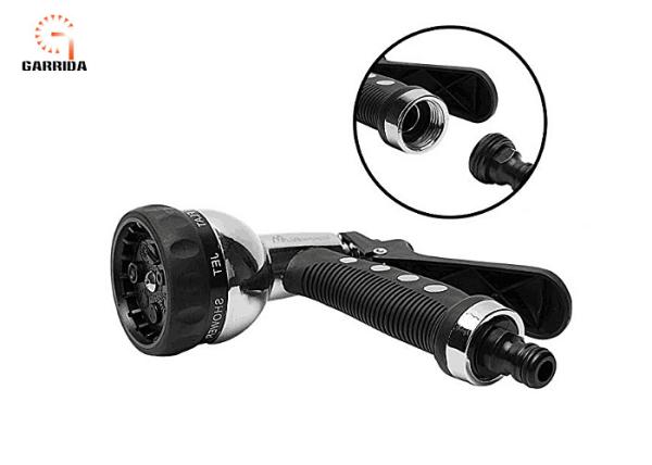 Zinc Body Heavy Duty Spray Hose Nozzle , Metal Garden Hose Spray Gun Anti