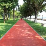 Prefabricated Sports Track For Athletic Nontoxic Jogging Track Elastic Seamless