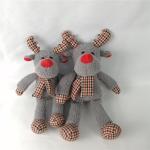 X'Mas Christmas Plush Toys Cuddly Plush Presents Stuffed Christmas Deer Toys