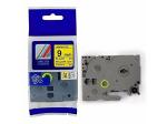 Brother P - Touch White On Black Label Tape TZ - 611 9mm 12mm Colors Refill