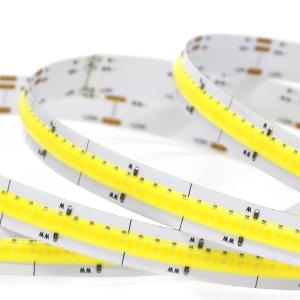 China Dotless Outdoor COB LED Strip Light Flexible IP65 2700-6500K 12V 24V wholesale