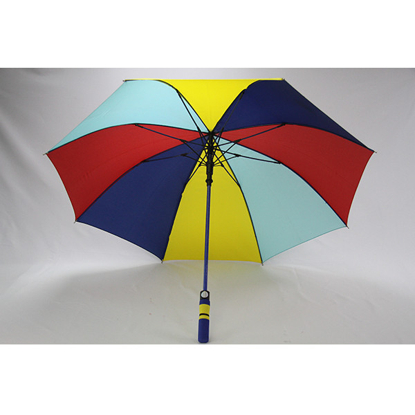 BSCI Pongee Fabric Three Colors Joint Colorful Golf Umbrellas