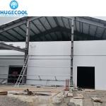 Water Cooling Beef Slaughter Plant Factories With Stainless Steel Panel Blast