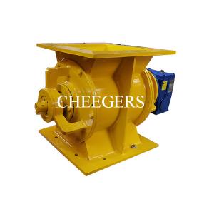 China 11KW Rotary Discharge Valve 3 Tons/hr Carbon Steel Bulk Material Conveying wholesale