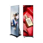4G Wifi P1.9 P2.5 Smart Led Poster Display Ultra Thin Portable