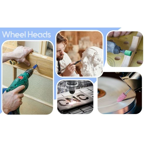 Aluminum Oxide Cylindrical Grinding Head Abrasive For Rust Removal
