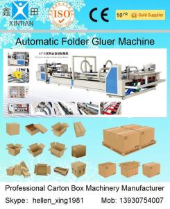 China High Speed Carton Automatic Folder Gluer Machine QF Series 140 Pieces / Min wholesale