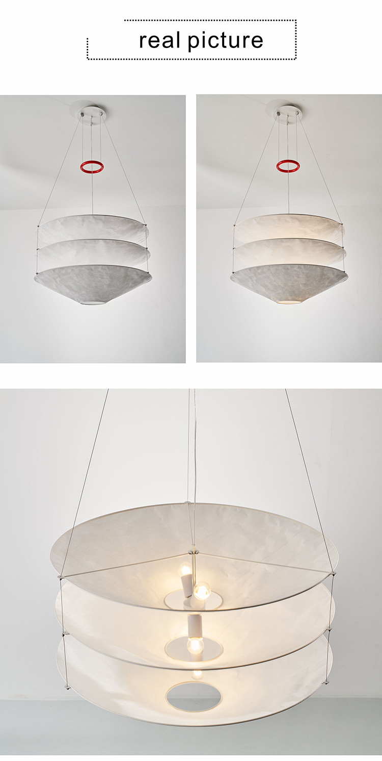 Nordic Wabi Sabi Wind Led Ceiling Chandelier Living Dining Room Bar Home Decor Pendant Lamp(WH-AP-571)