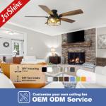 5 MDF Blades DC Motor Ceiling Fan For Indoor Commercial Farmhouse