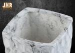 Marble Flower Pots Fiber Clay Plant Pots Decorative Clay Pots Resin Pot Planters