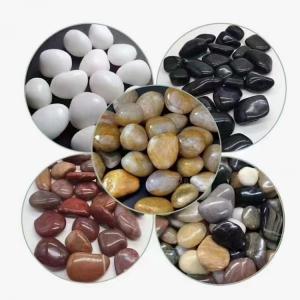 China 30mm Natural River Stone Pebbles on sale