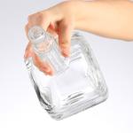 250ml/500ml/750ml Recycled Empty Frost Whisky Flask Vodka Bottle for Wine Glass