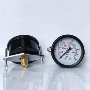China 100 Psi Utility Pressure Gauge 63mm Panel Mount Back Connection Pressure Gauge wholesale