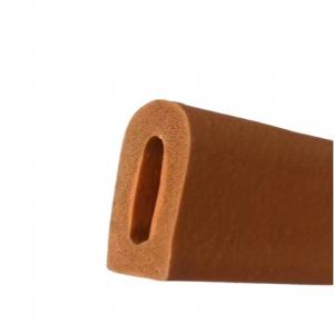 China Custom Size Silicone Foam Strip Extruded Round/square Flat Silicone Sponge Foam Rubber Seal Strip wholesale