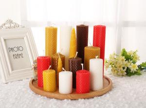 China Colorful Beeswax Candles Handmade Beeswax Foundation Sheets Candles Home wholesale