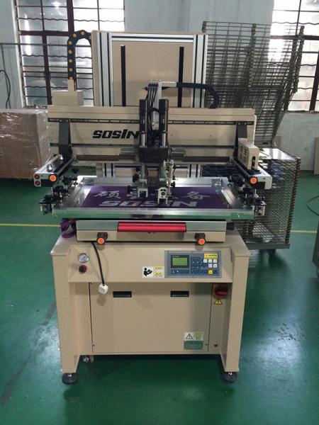 Double Mistubishi servo motor automatic flat screen printing machine