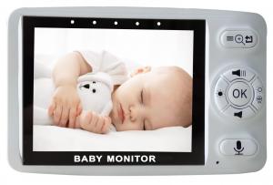 China 3.5 Inch Screen Wireless Baby Monitor HD 2 Way Intercom Builtin 1300MAH Li Battery on sale
