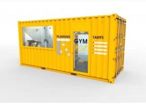 China Gym 3D 20gp Prefab Storage Container Homes wholesale