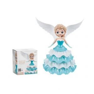 China Electric Dancing Princess Universal Rotating Cool Light Music Wings Aisha Princess Girl Toy Christmas Birthday Gift wholesale