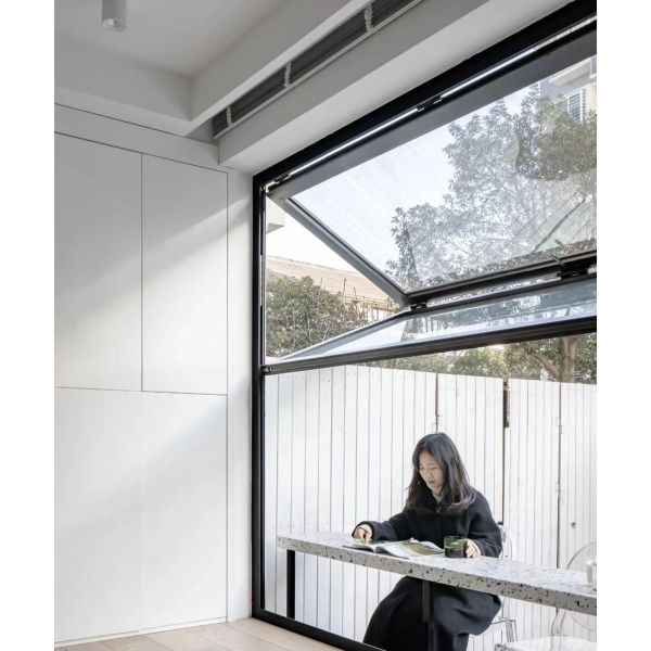Electrostatic Epoxy-Polyester Powder-Coated Folding Windows - 68 RAL/NCS Color Library