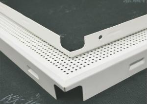 China Square Clip In Perforated Ceiling Panels Aluminum Alloy For Exhibition Hall wholesale