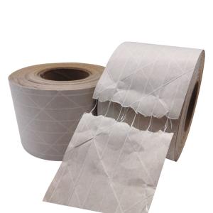 China Single Side Hot Melt Adhesive Thickened Kraft Paper Tape 0.12-0.18mm wholesale