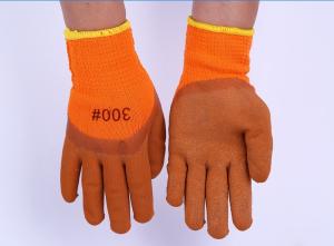 China Cold Resistant Anti Slip 23cm Foam Latex Work Gloves wholesale