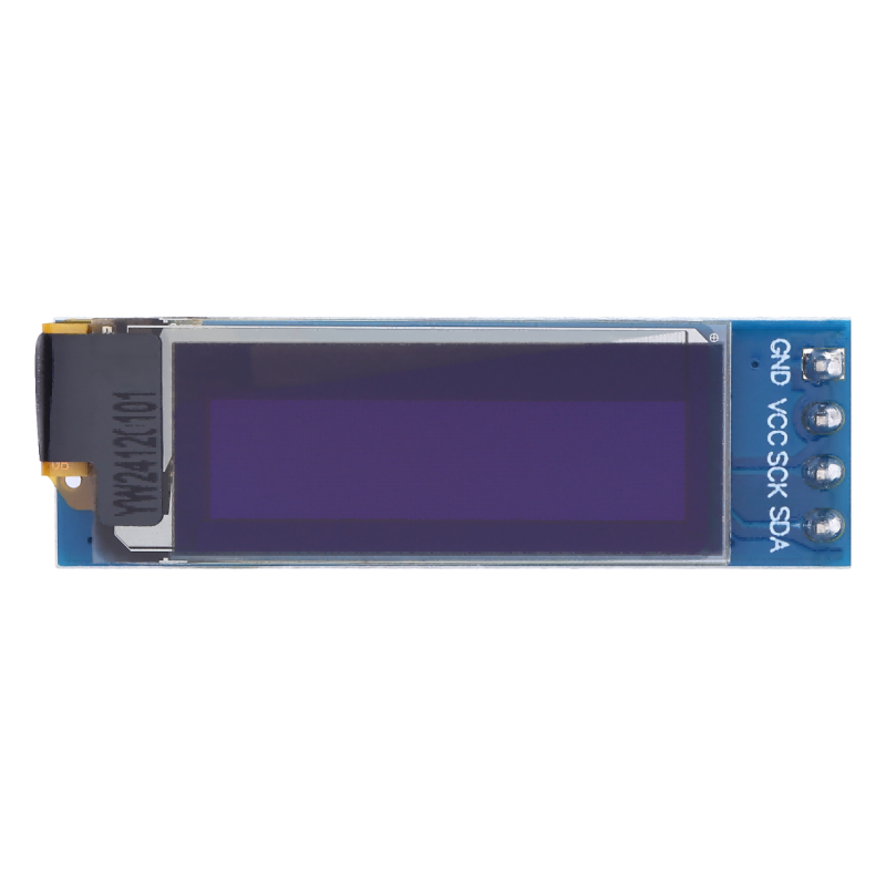 0.91 Inch 128x32 White OLED Display Module I2C 4-Pin SSD1306 3.0V