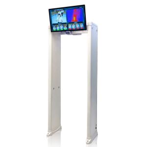 China Thermal imaging temperature measurement walk through metal detector wholesale