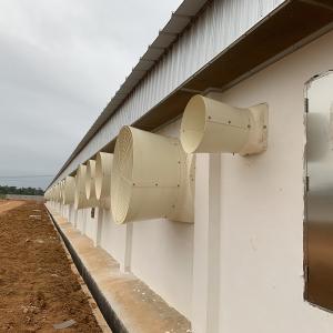 China Wall Mounted 1.5kw Ventilation Exhaust Fan Temperature Cooling wholesale